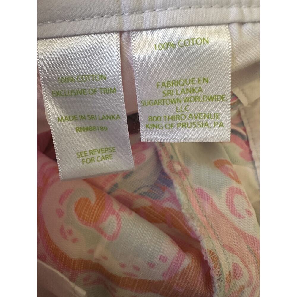 Lilly Pulitzer The Chipper Short Pink Pout Too Much Bubbly Womens Shorts Size 14 - Picture 5 of 10